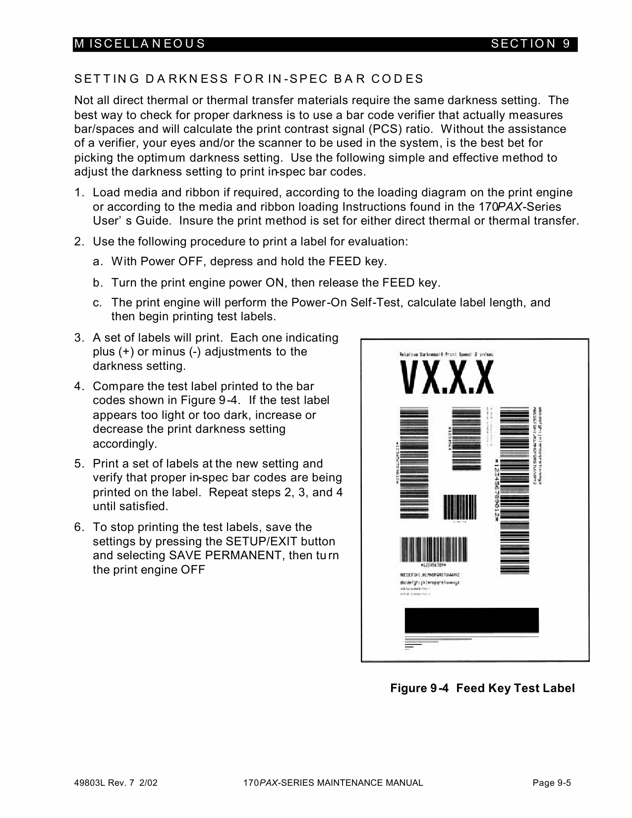 Zebra Label 170PAX Maintenance Service Manual-6